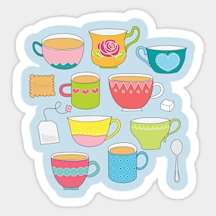 Tea Time Sticker